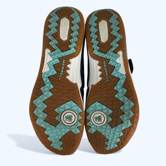 Merrell Lorelei Emee Navy Nubuck Mary Jane Ballet Flats 7.5m - Picture 8 of 9